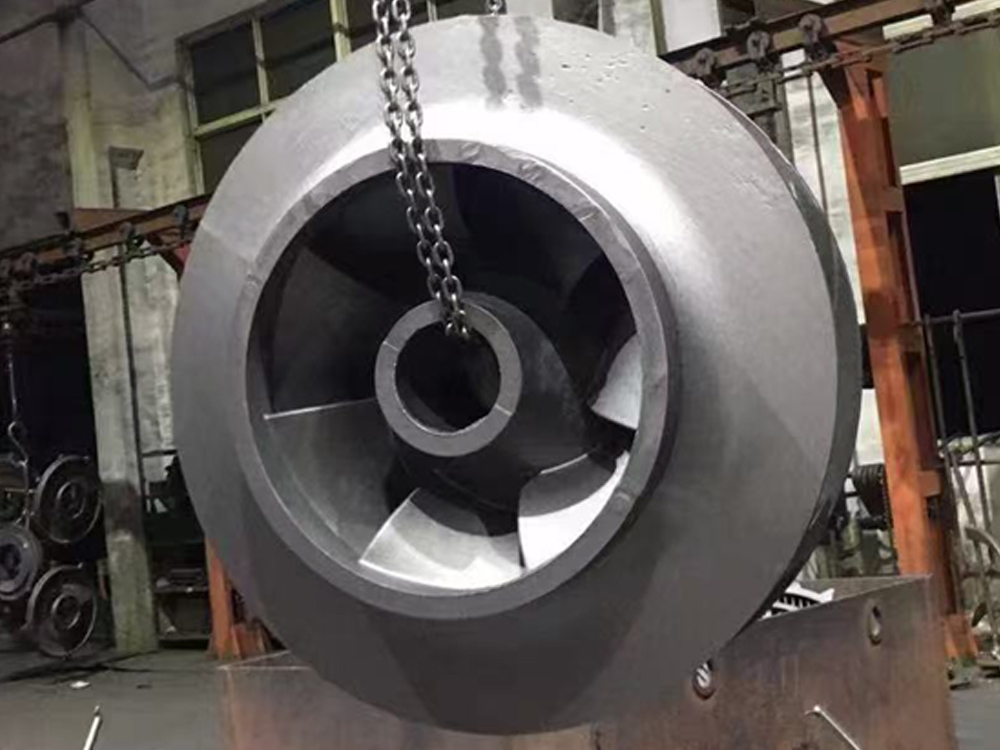 Large thin-walled cast steel pump body produced from a 3D printed sand mould