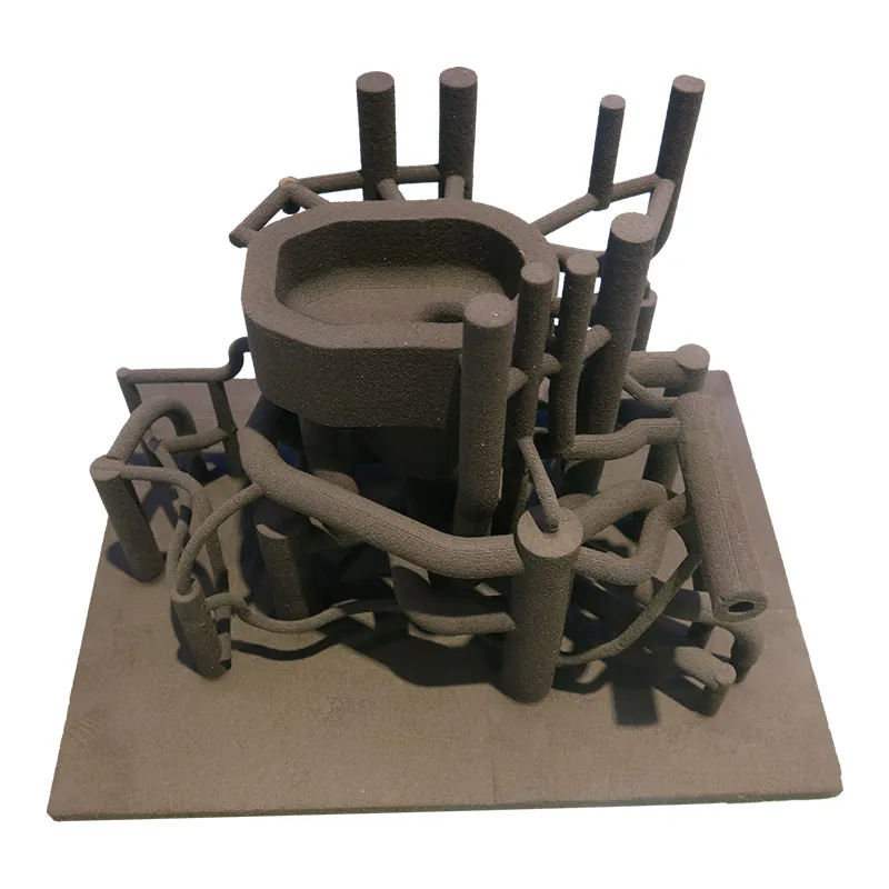3D printed sand core for a stainless steel pump valve body