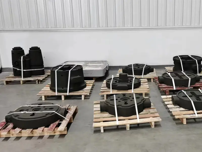 3D sand printing machine running in a foundry