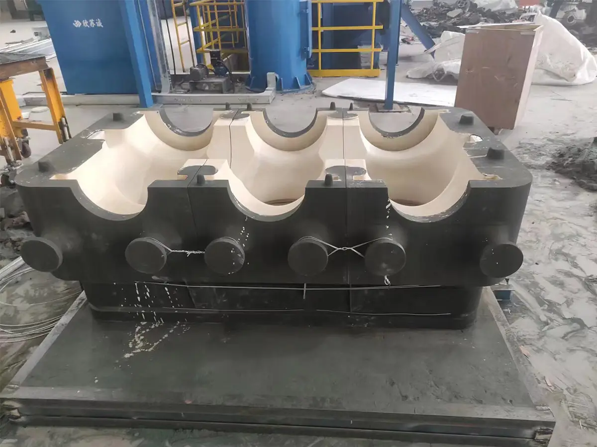 GIS shell sand mold produced by 3D printing