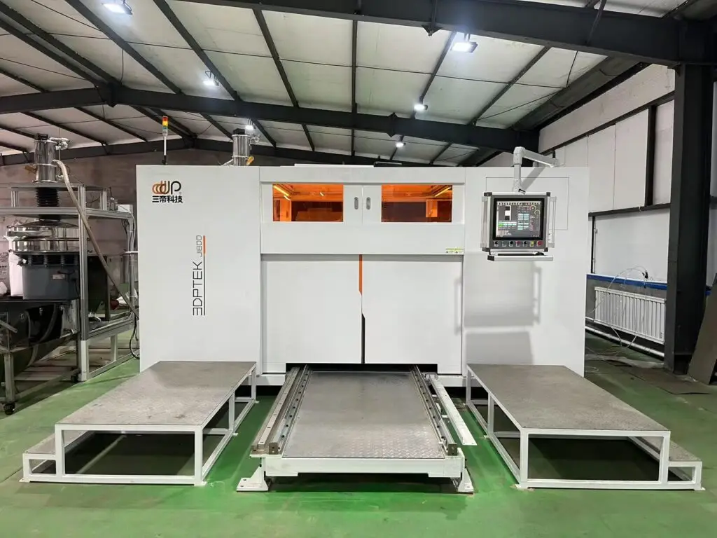 3DPTEK sand 3D printer in production at a foundry