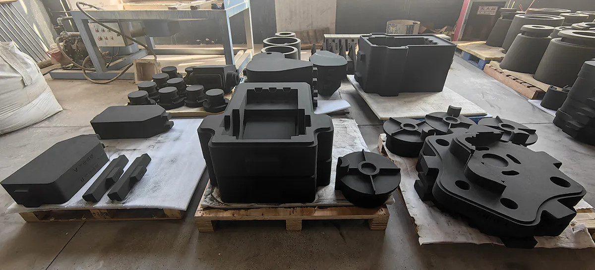 Complex sand cores printed via binder jetting on a 3DP machine