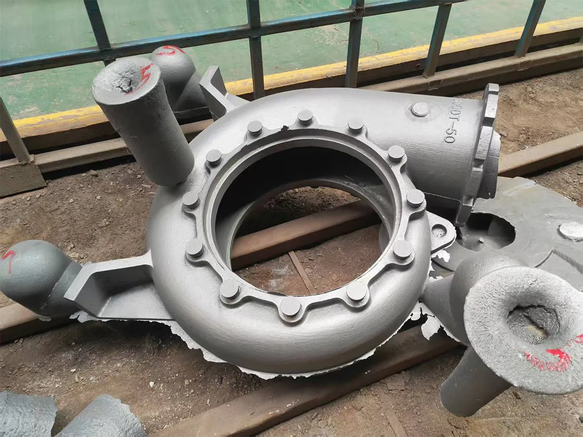 Large thin-walled impeller castings