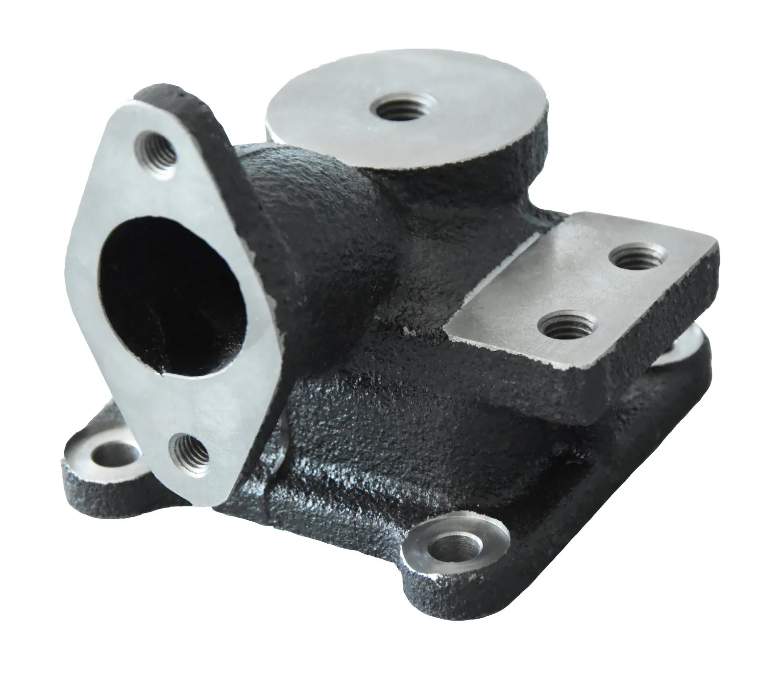Machined ductile iron mechanical bracket casting