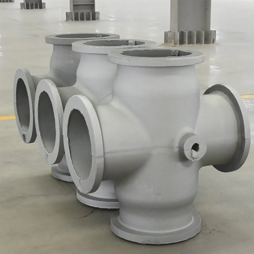 Ultra-high voltage GIS enclosure casting